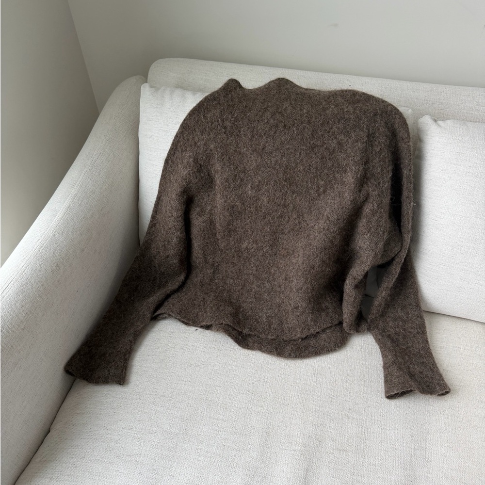 FFORM Deep Brown Women's Turtleneck Sweater